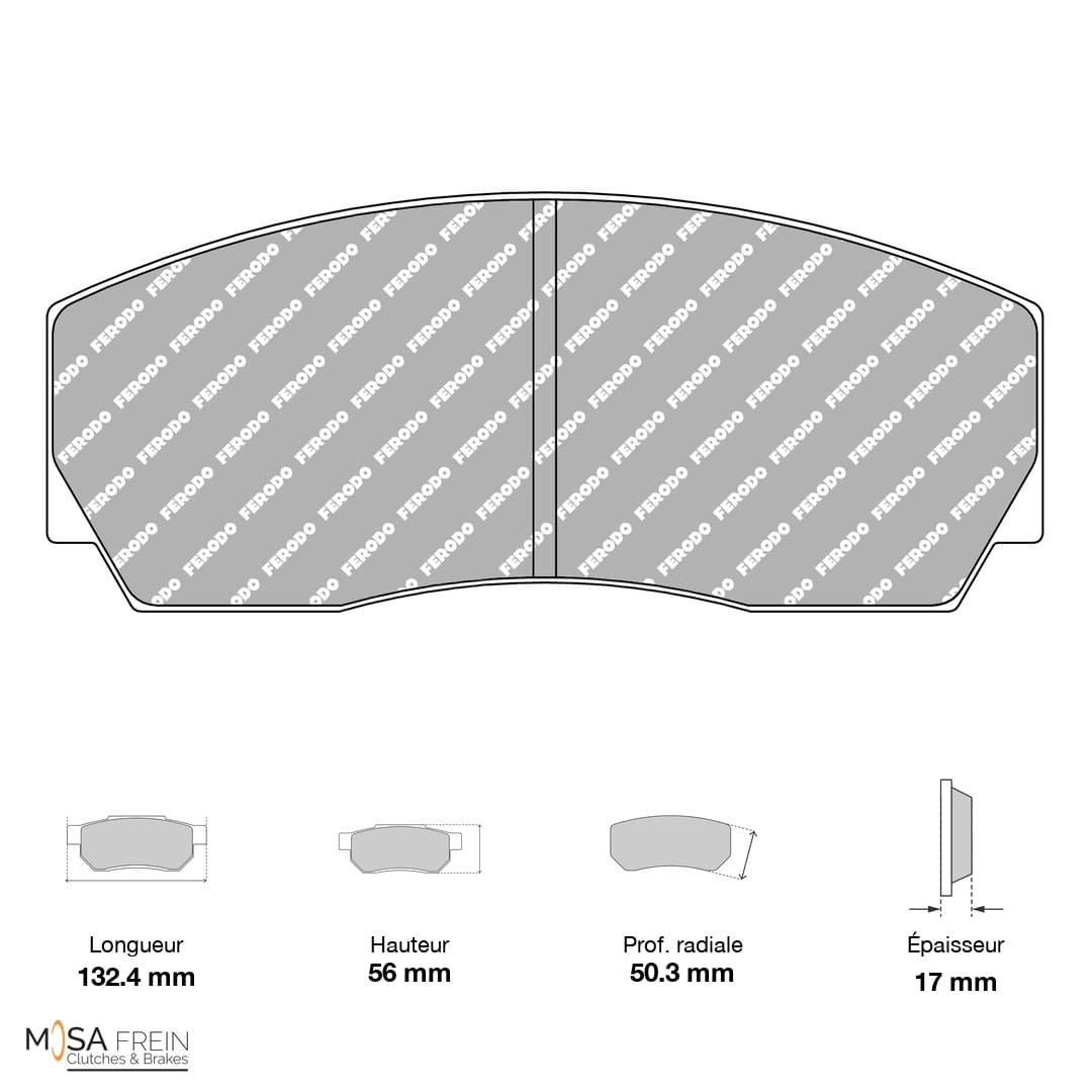 Ferodo Racing Racing Brake Pads DS3000 (R) FRP216R