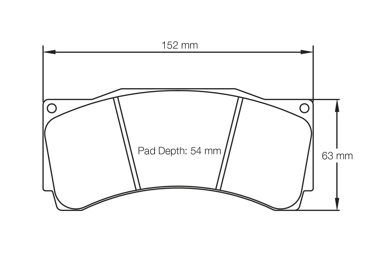 S1904T03001 Pagid Racing Brake Pads RST3