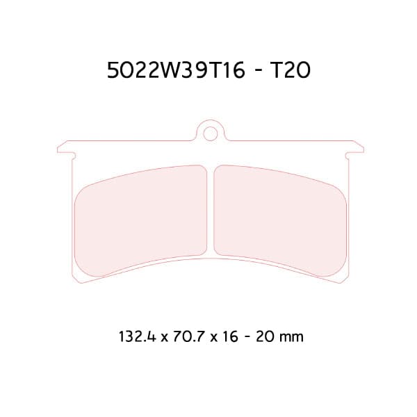 PLAQUETTES RACING CL BRAKES RC8