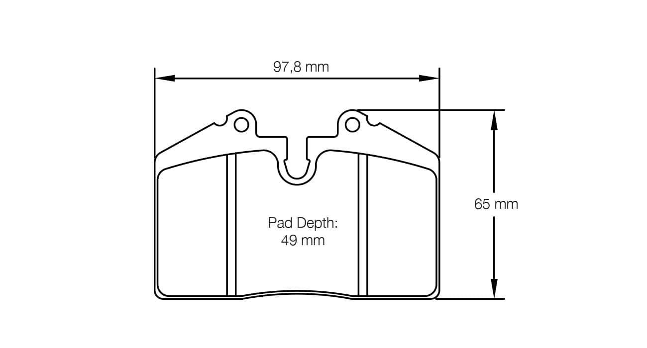S1916H29E01 Pagid Racing Brake Pads RSH29E