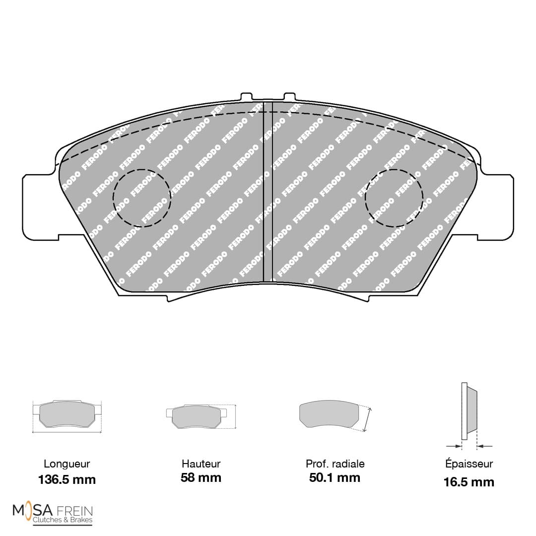 FDS776 Ferodo Racing Brake Pads DSPERFORMANCE