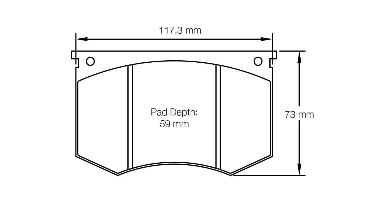 PLAQUETTES PAGID RACING RSH42 1191