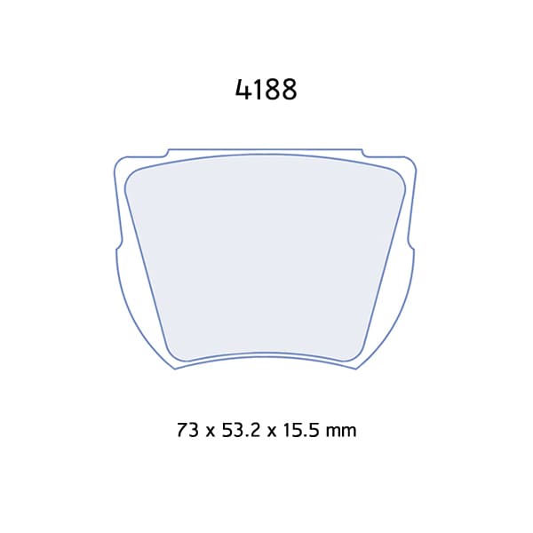 PLAQUETTES RACING CL BRAKES RC6