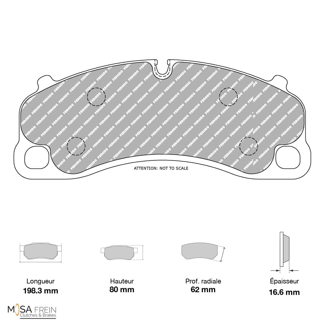 FCP4664H Ferodo Racing Brake Pads DS2500 (H)