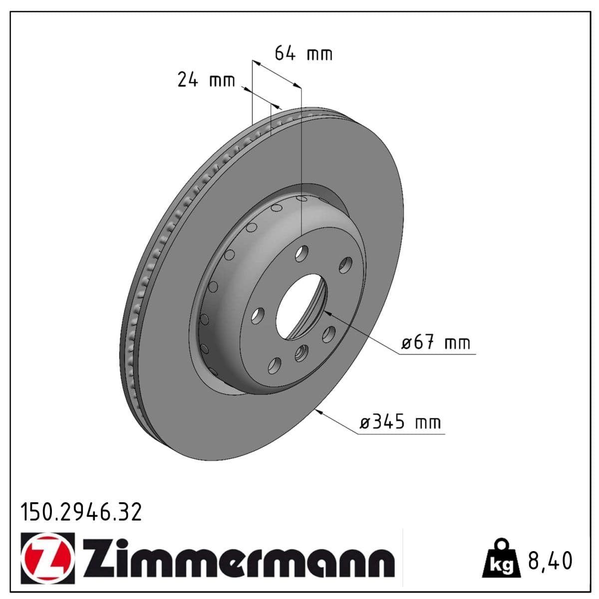 DISQUE ZIMMERMANN BMW FORMULA F Coat Z