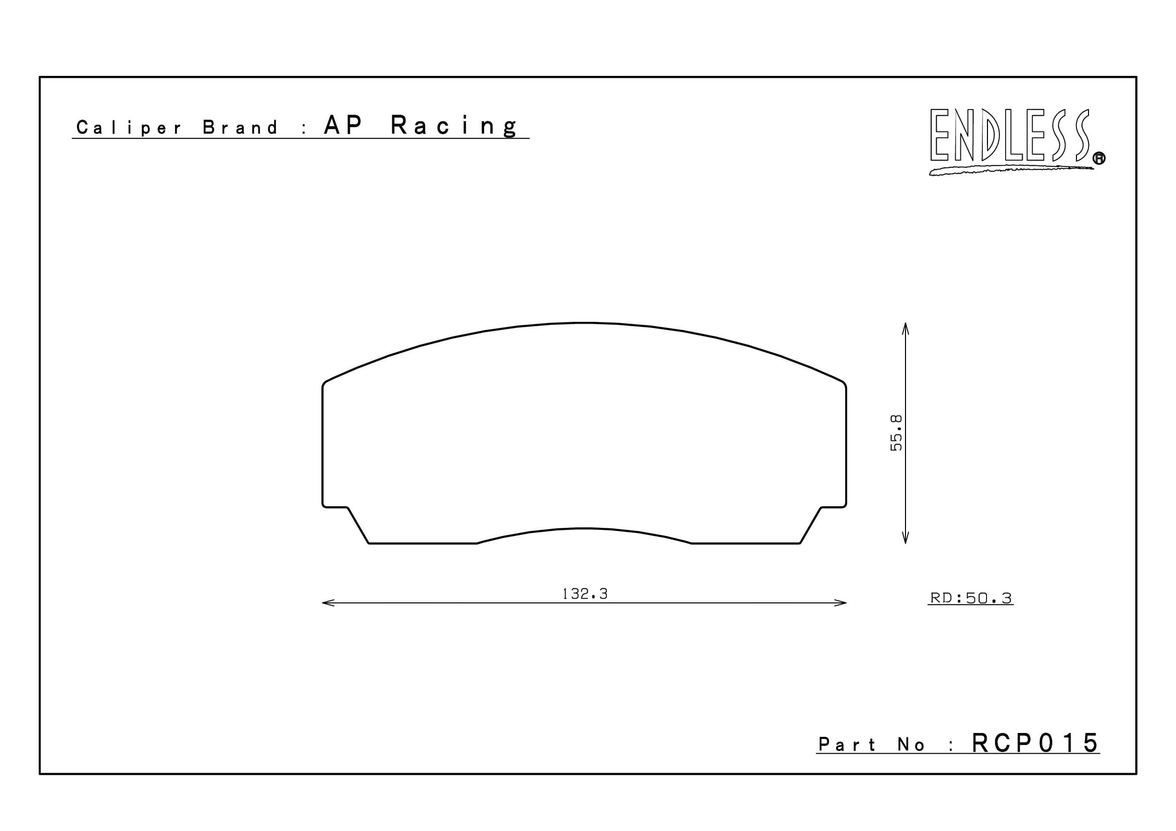 RCP015 ME20 19MM Endless Brake Pads